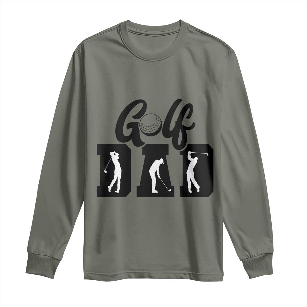 Golf Dad Long Sleeve Shirt Gift For Sport Lover - Wonder Print Shop