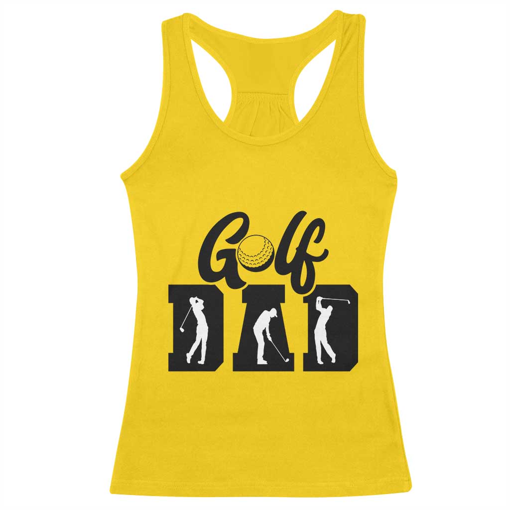 Golf Dad Racerback Tank Top Gift For Sport Lover - Wonder Print Shop