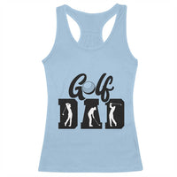 Golf Dad Racerback Tank Top Gift For Sport Lover - Wonder Print Shop