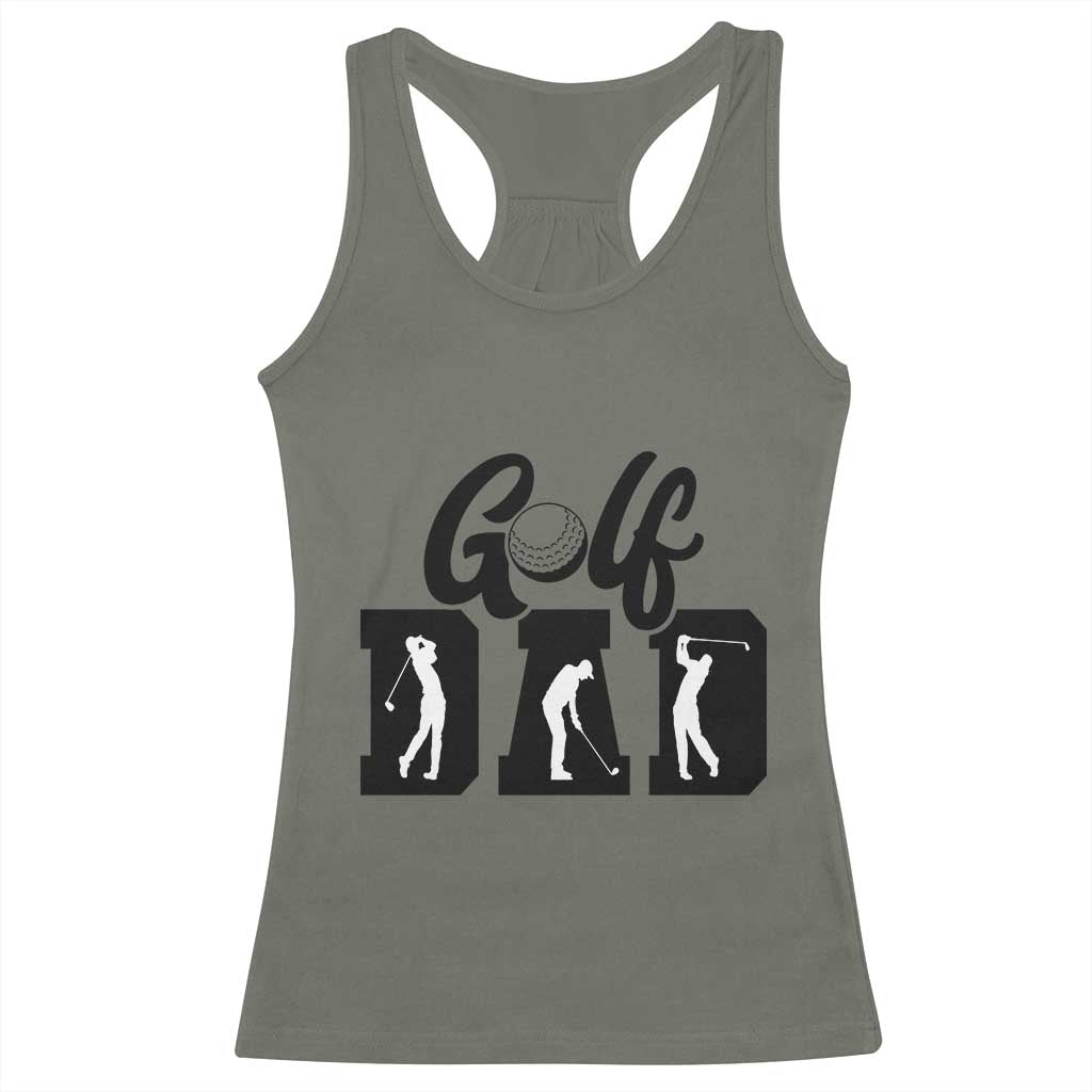 Golf Dad Racerback Tank Top Gift For Sport Lover - Wonder Print Shop