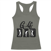 Golf Dad Racerback Tank Top Gift For Sport Lover - Wonder Print Shop