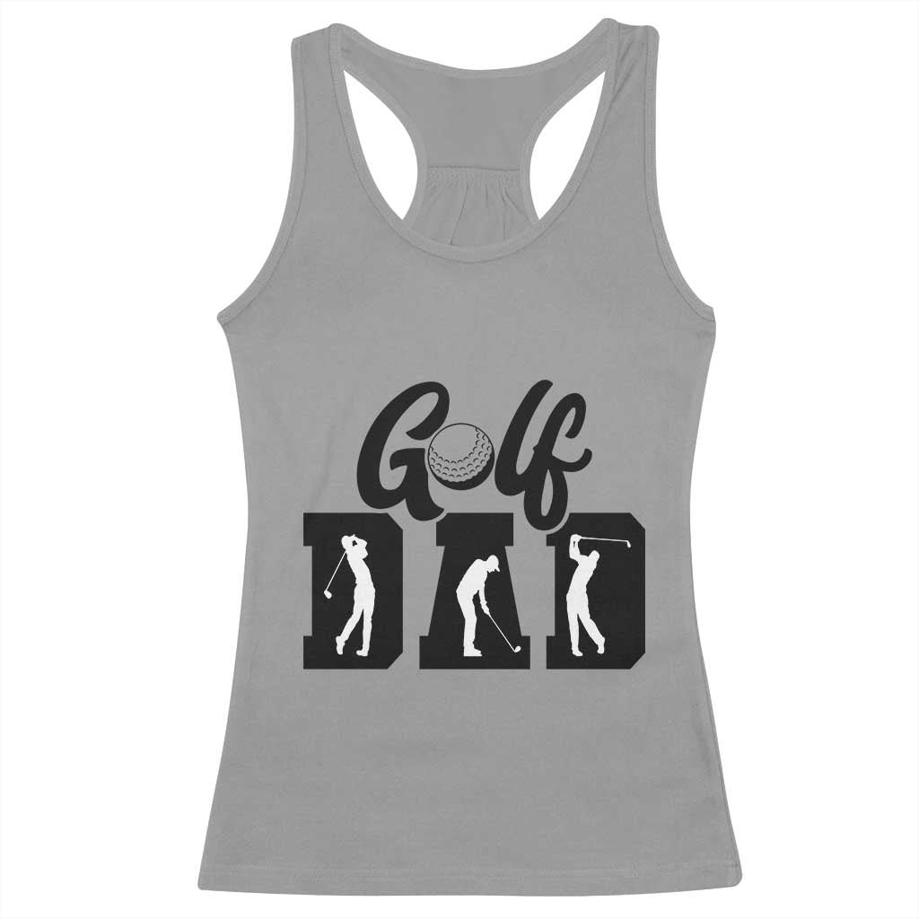 Golf Dad Racerback Tank Top Gift For Sport Lover - Wonder Print Shop