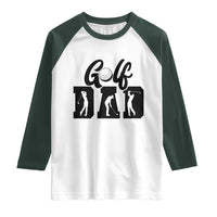 Golf Dad Raglan Shirt Gift For Sport Lover - Wonder Print Shop