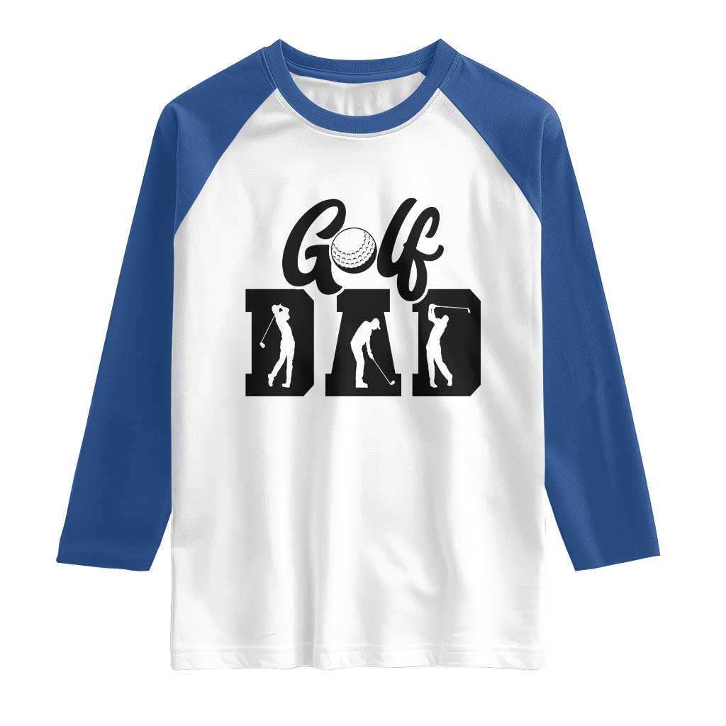 Golf Dad Raglan Shirt Gift For Sport Lover - Wonder Print Shop