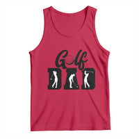 Golf Dad Tank Top Gift For Sport Lover - Wonder Print Shop
