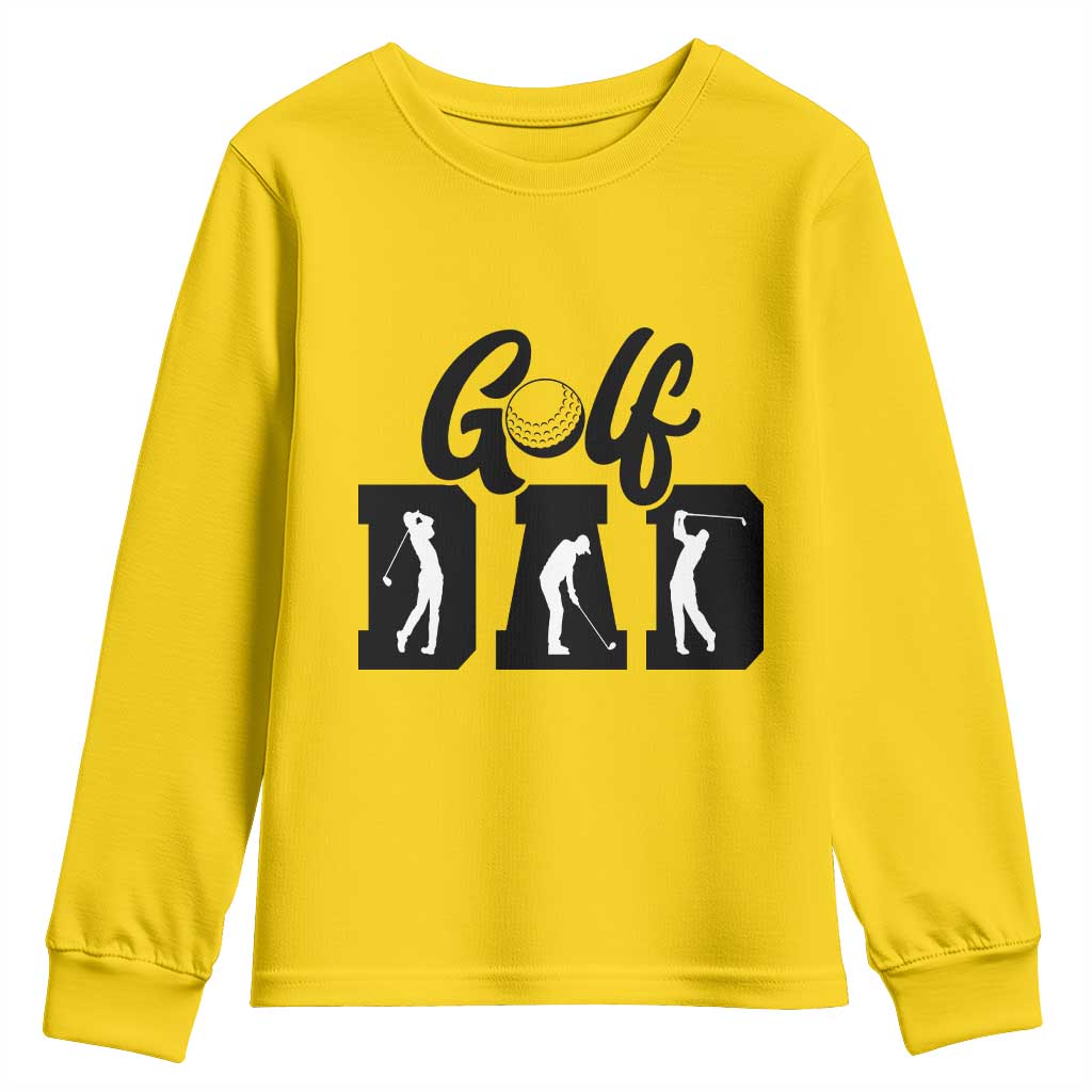 Golf Dad Youth Sweatshirt Gift For Sport Lover - Wonder Print Shop