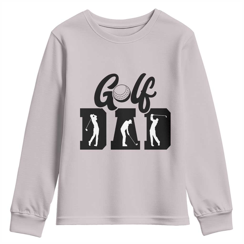 Golf Dad Youth Sweatshirt Gift For Sport Lover - Wonder Print Shop