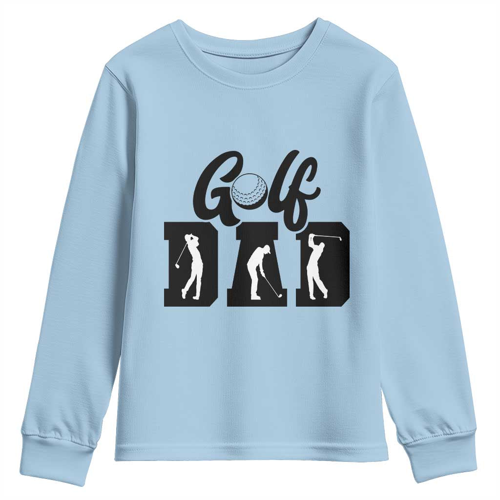 Golf Dad Youth Sweatshirt Gift For Sport Lover - Wonder Print Shop