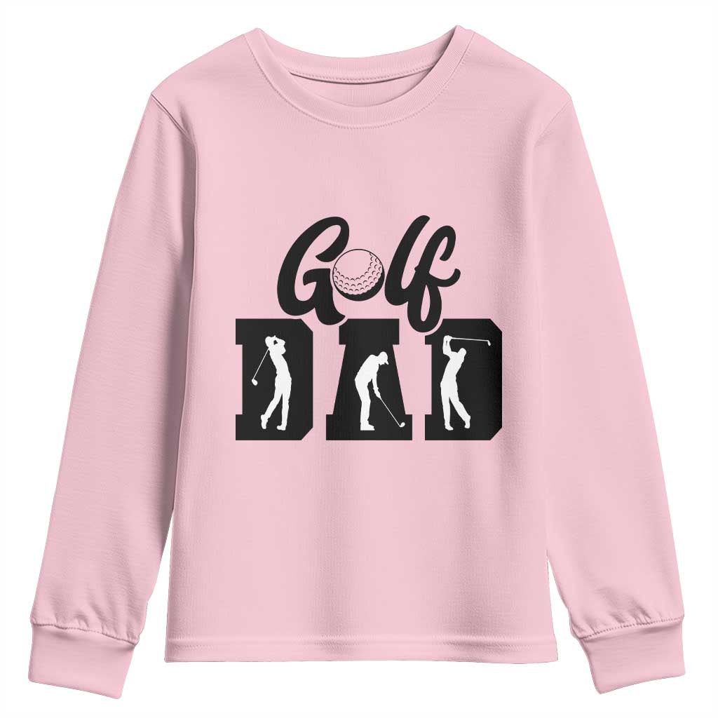 Golf Dad Youth Sweatshirt Gift For Sport Lover - Wonder Print Shop
