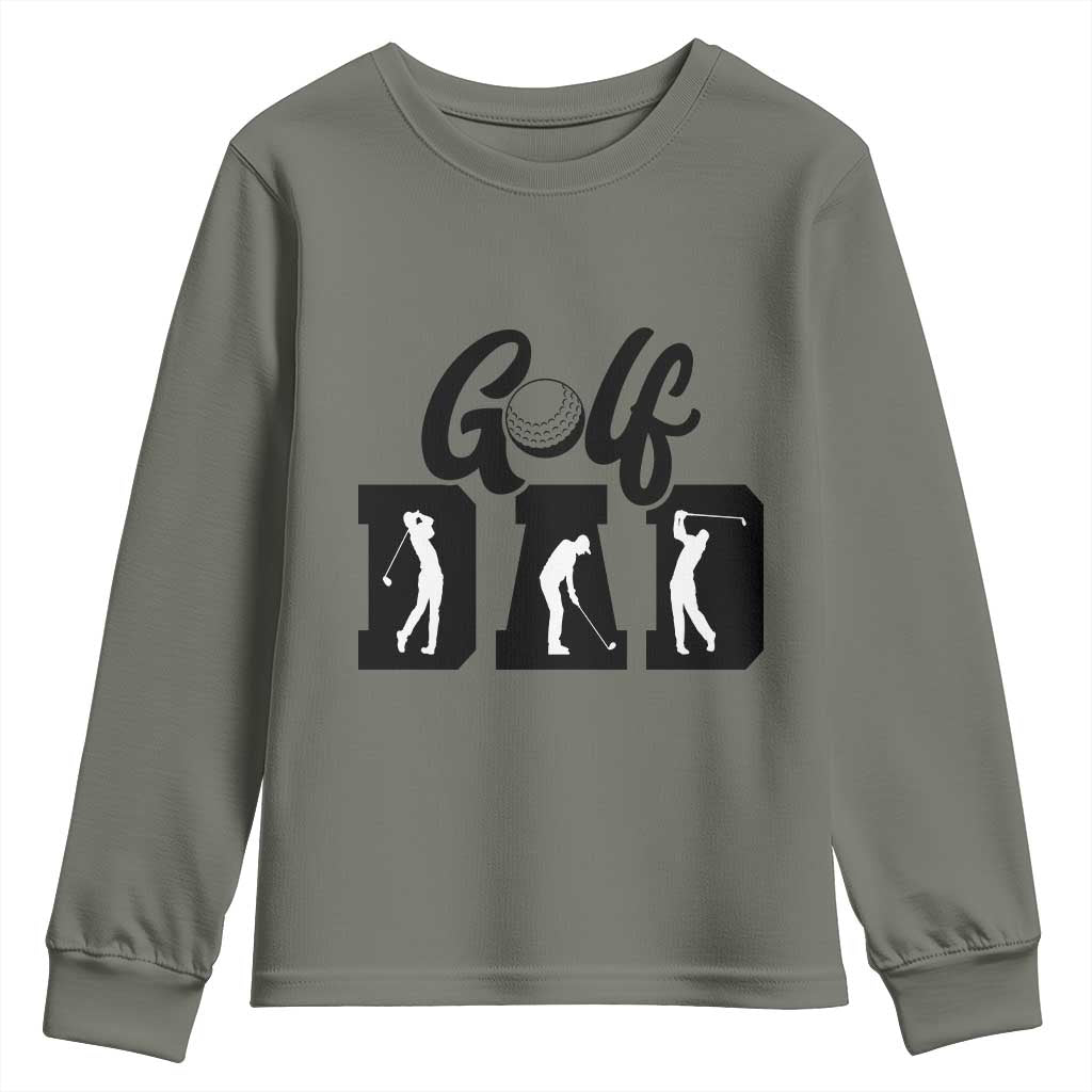 Golf Dad Youth Sweatshirt Gift For Sport Lover - Wonder Print Shop