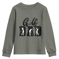 Golf Dad Youth Sweatshirt Gift For Sport Lover - Wonder Print Shop
