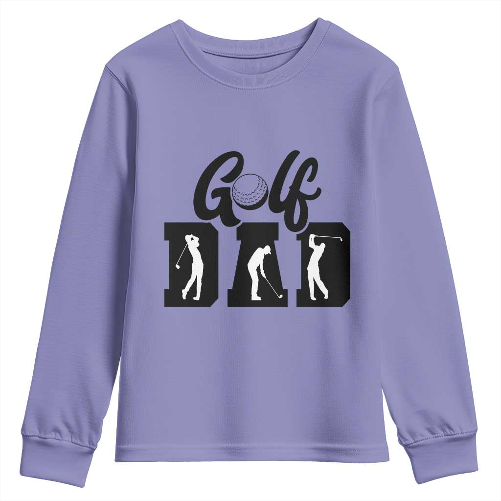 Golf Dad Youth Sweatshirt Gift For Sport Lover - Wonder Print Shop