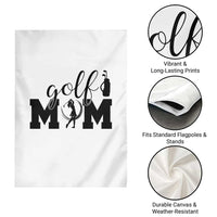 Proud Golf Mom Lifestyle Garden Flag Sports Gift Idea - Wonder Print Shop