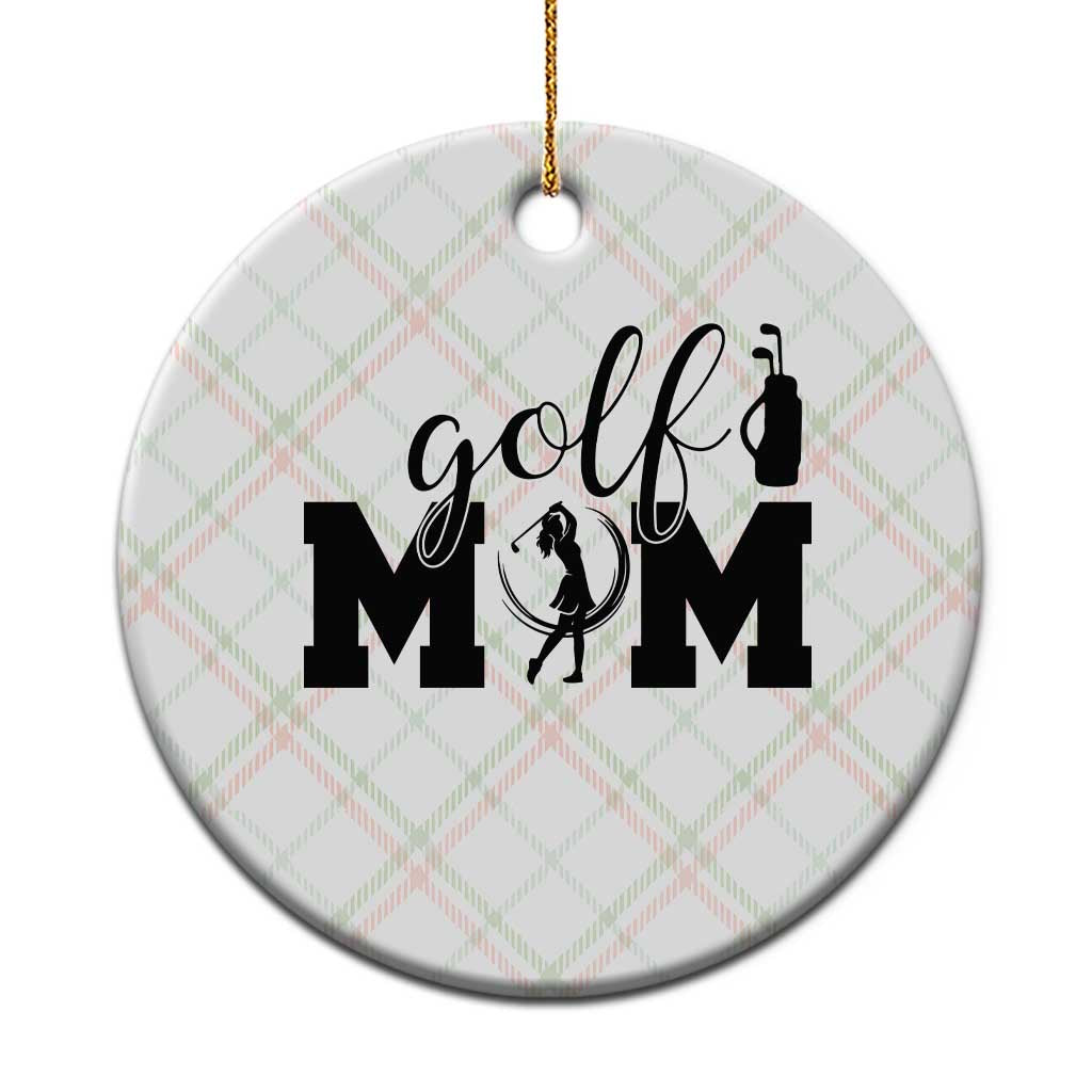 Proud Golf Mom Lifestyle Ceramic Ornament Sports Gift Idea - Wonder Print Shop
