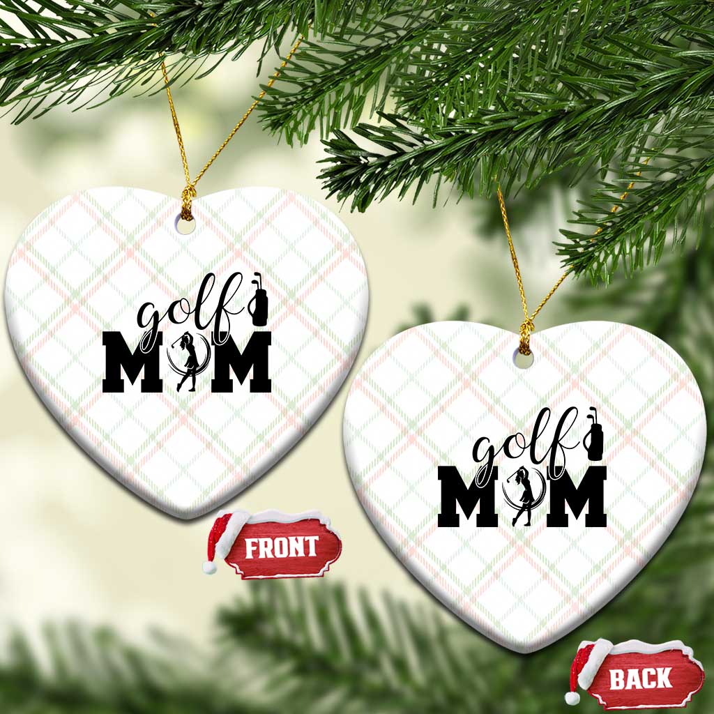 Proud Golf Mom Lifestyle Ceramic Ornament Sports Gift Idea - Wonder Print Shop