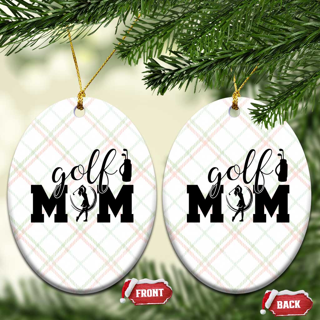 Proud Golf Mom Lifestyle Ceramic Ornament Sports Gift Idea - Wonder Print Shop