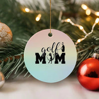 Proud Golf Mom Lifestyle Ceramic Ornament Sports Gift Idea - Wonder Print Shop