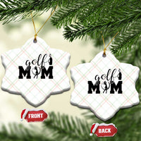 Proud Golf Mom Lifestyle Ceramic Ornament Sports Gift Idea - Wonder Print Shop