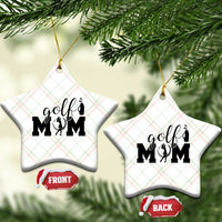 Proud Golf Mom Lifestyle Ceramic Ornament Sports Gift Idea - Wonder Print Shop