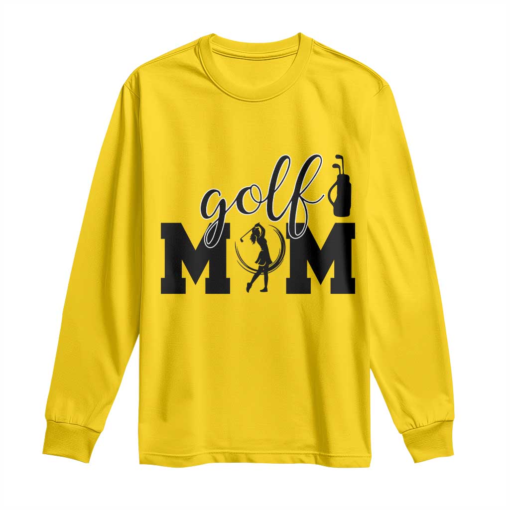 Proud Golf Mom Lifestyle Long Sleeve Shirt Sports Gift Idea - Wonder Print Shop