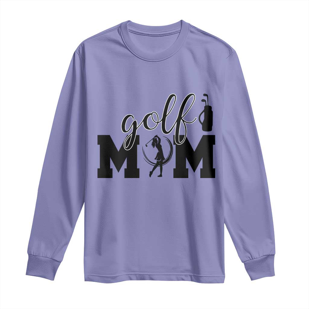 Proud Golf Mom Lifestyle Long Sleeve Shirt Sports Gift Idea - Wonder Print Shop