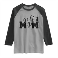 Proud Golf Mom Lifestyle Raglan Shirt Sports Gift Idea - Wonder Print Shop