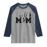 Proud Golf Mom Lifestyle Raglan Shirt Sports Gift Idea - Wonder Print Shop
