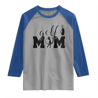 Proud Golf Mom Lifestyle Raglan Shirt Sports Gift Idea - Wonder Print Shop