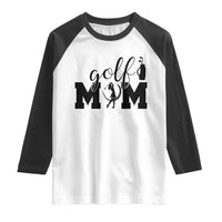 Proud Golf Mom Lifestyle Raglan Shirt Sports Gift Idea - Wonder Print Shop