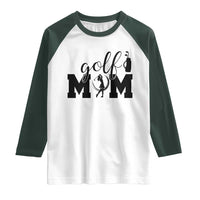 Proud Golf Mom Lifestyle Raglan Shirt Sports Gift Idea - Wonder Print Shop