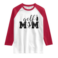 Proud Golf Mom Lifestyle Raglan Shirt Sports Gift Idea - Wonder Print Shop