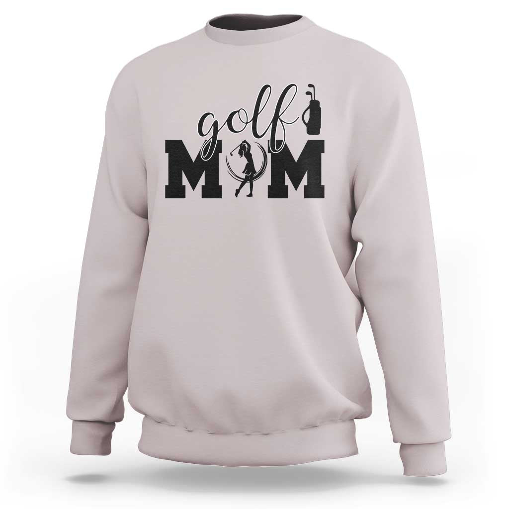 Proud Golf Mom Lifestyle Sweatshirt Sports Gift Idea - Wonder Print Shop