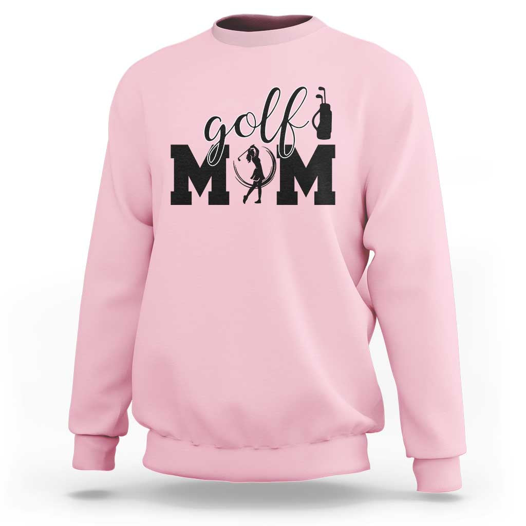 Proud Golf Mom Lifestyle Sweatshirt Sports Gift Idea - Wonder Print Shop