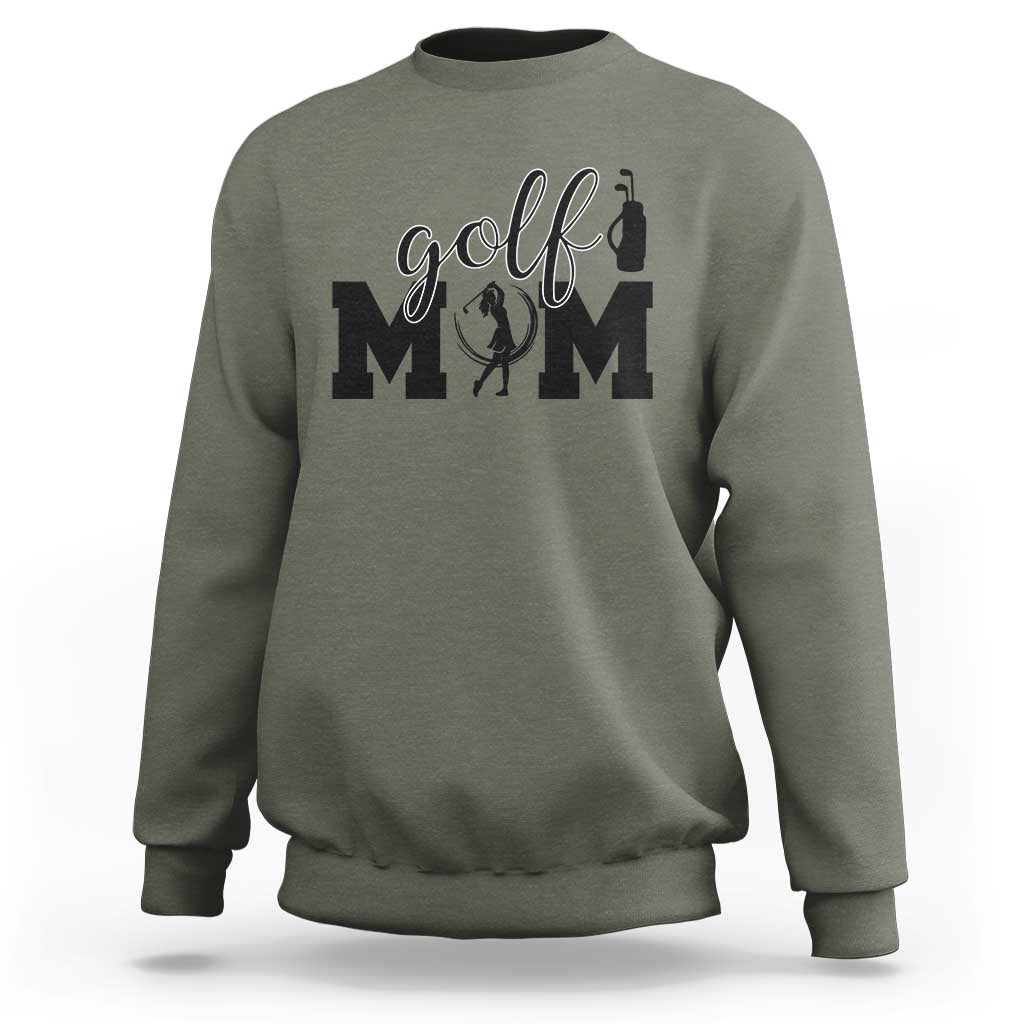 Proud Golf Mom Lifestyle Sweatshirt Sports Gift Idea - Wonder Print Shop