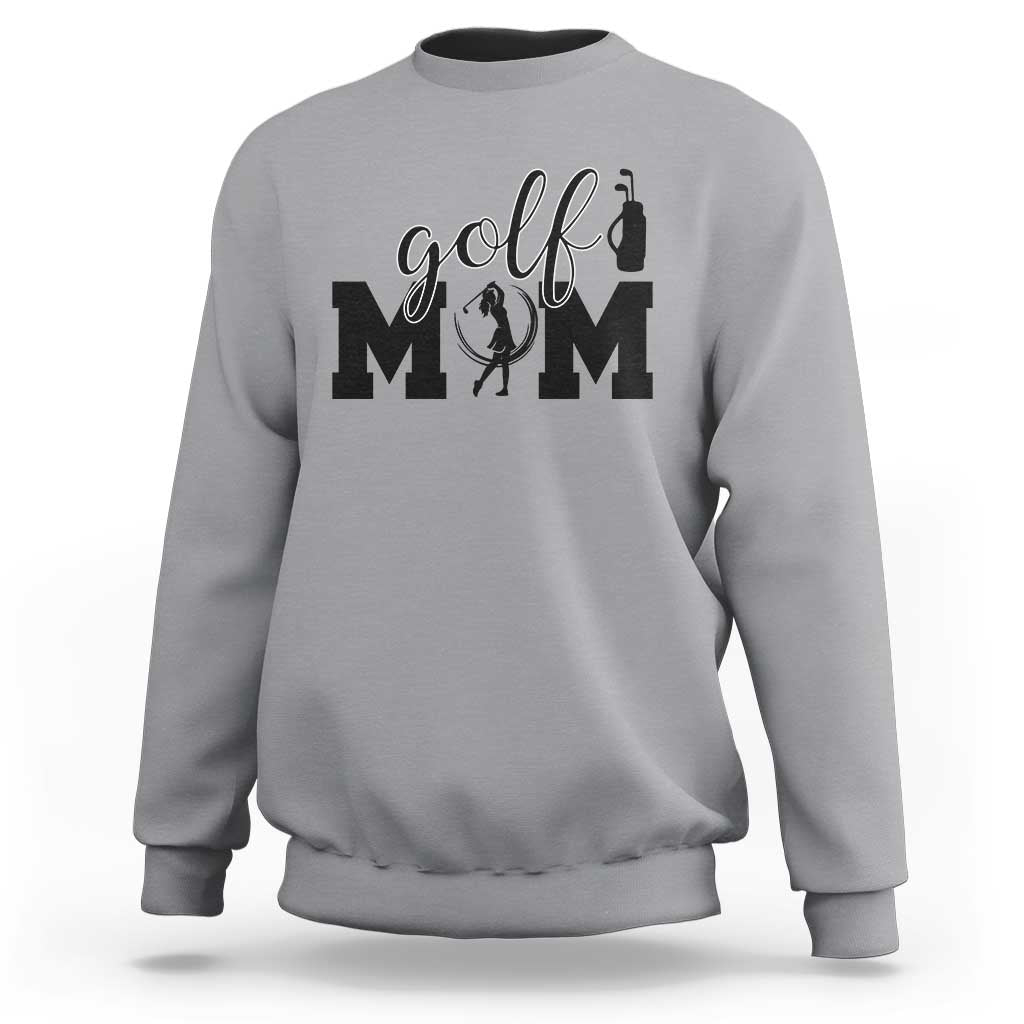 Proud Golf Mom Lifestyle Sweatshirt Sports Gift Idea - Wonder Print Shop