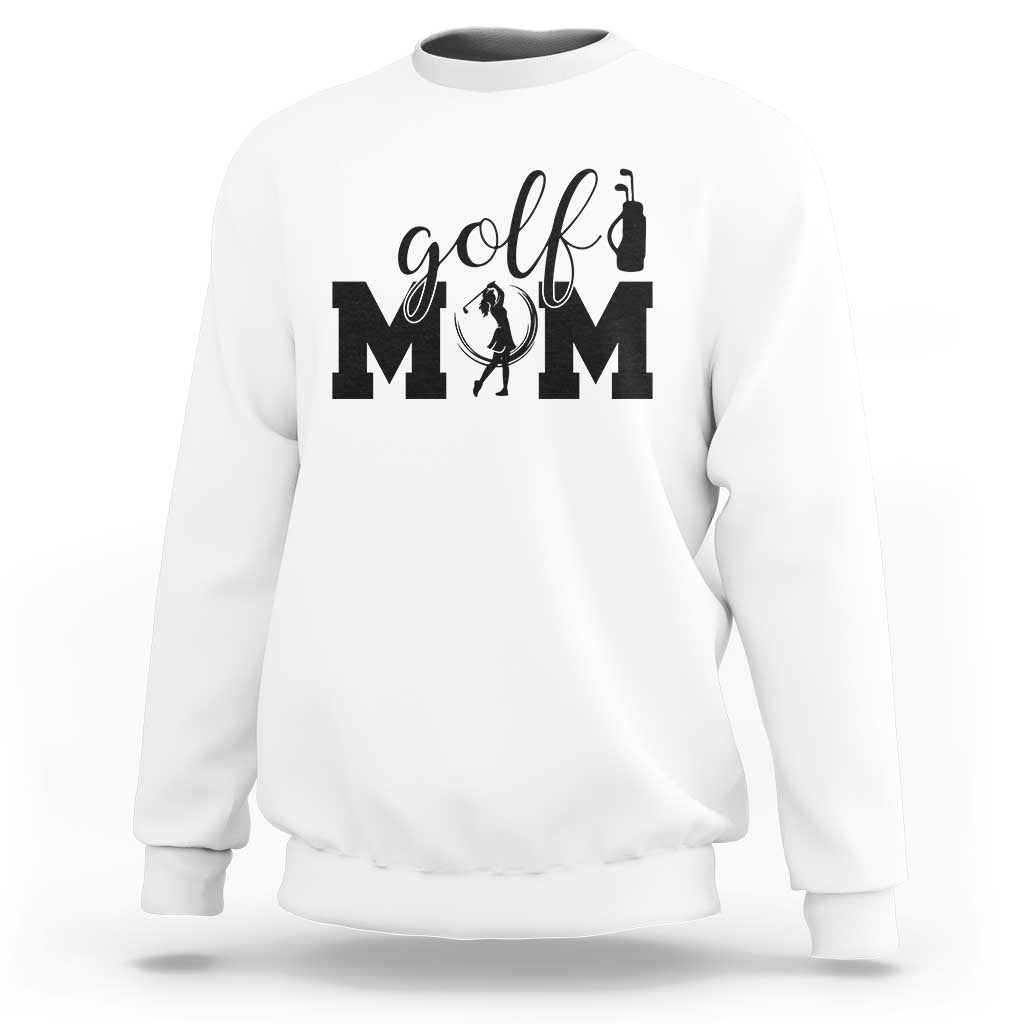 Proud Golf Mom Lifestyle Sweatshirt Sports Gift Idea - Wonder Print Shop