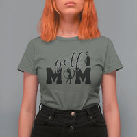 Proud Golf Mom Lifestyle T Shirt For Women Sports Gift Idea - Wonder Print Shop