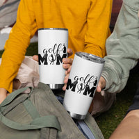 Proud Golf Mom Lifestyle Tumbler Cup Sports Gift Idea - Wonder Print Shop