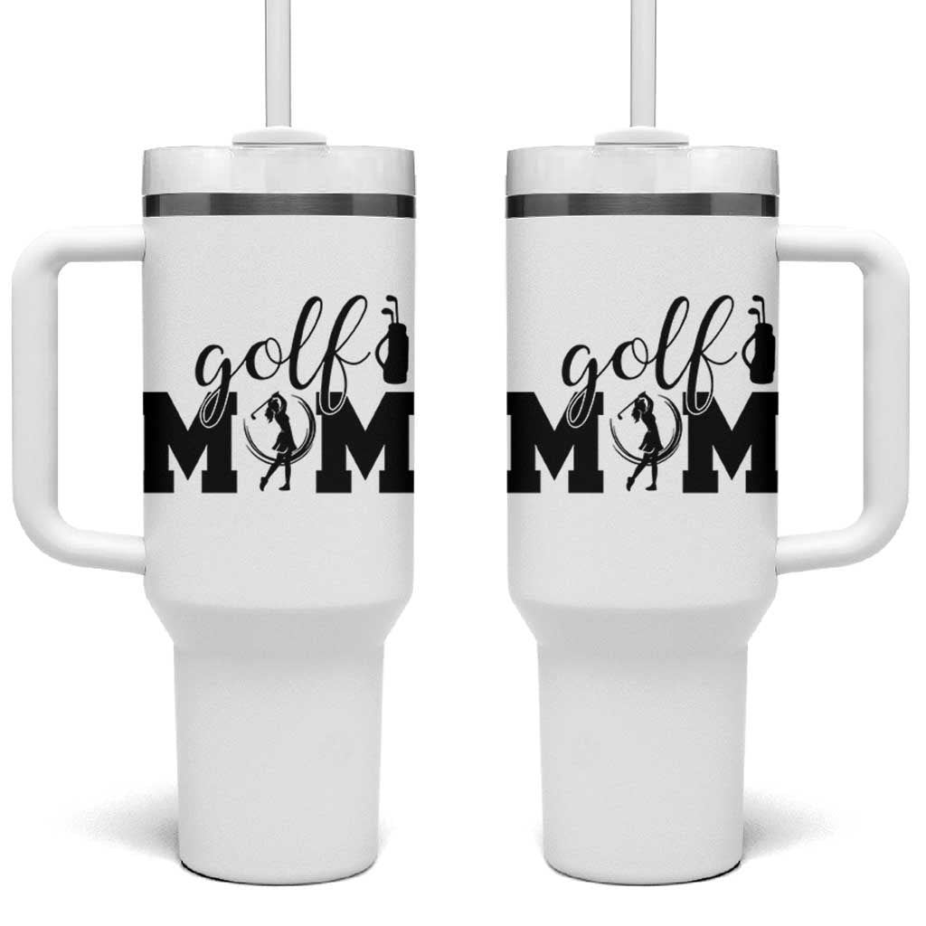Proud Golf Mom Lifestyle Tumbler With Handle Sports Gift Idea - Wonder Print Shop