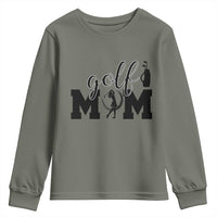 Proud Golf Mom Lifestyle Youth Sweatshirt Sports Gift Idea - Wonder Print Shop