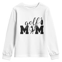 Proud Golf Mom Lifestyle Youth Sweatshirt Sports Gift Idea - Wonder Print Shop