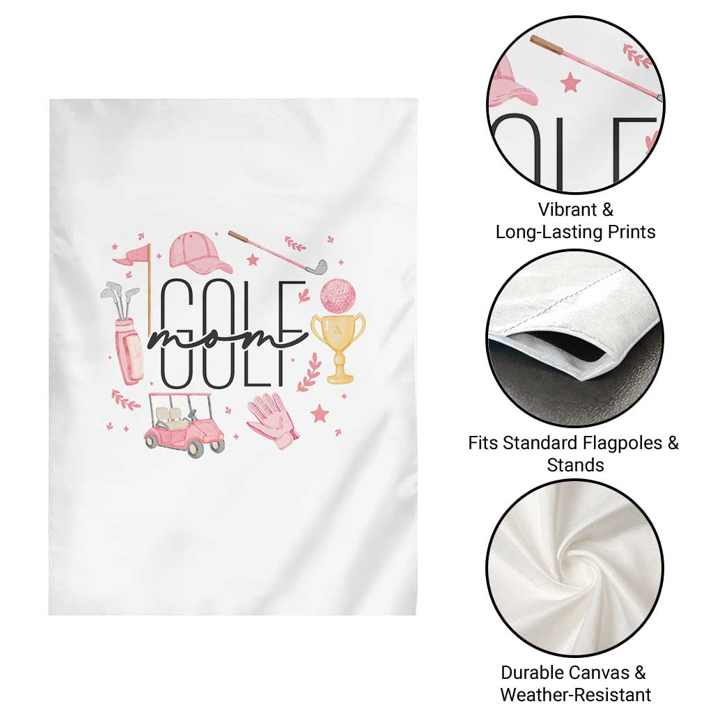 Golf Mom Life Proud Garden Flag Sports Lover Gift - Wonder Print Shop