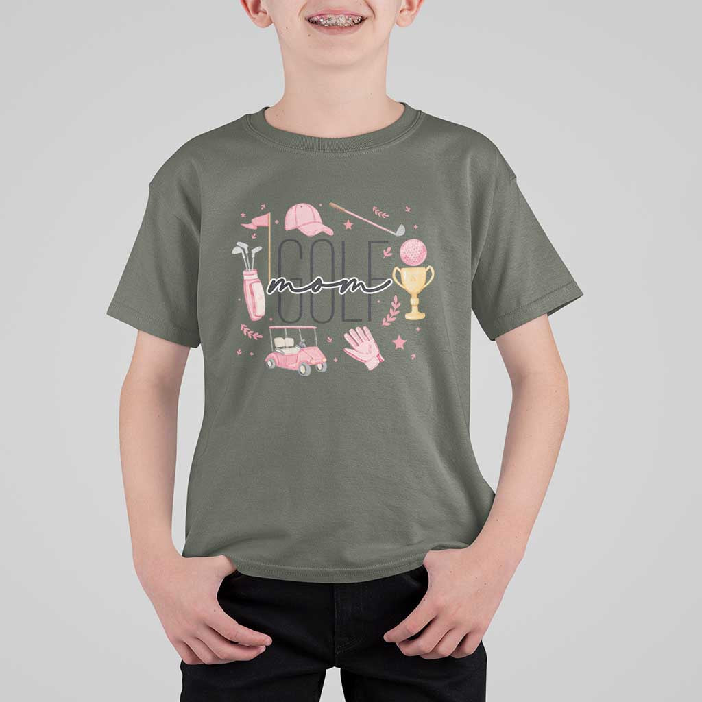 Golf Mom Life Proud T Shirt For Kid Sports Lover Gift - Wonder Print Shop
