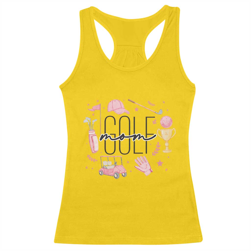 Golf Mom Life Proud Racerback Tank Top Sports Lover Gift - Wonder Print Shop