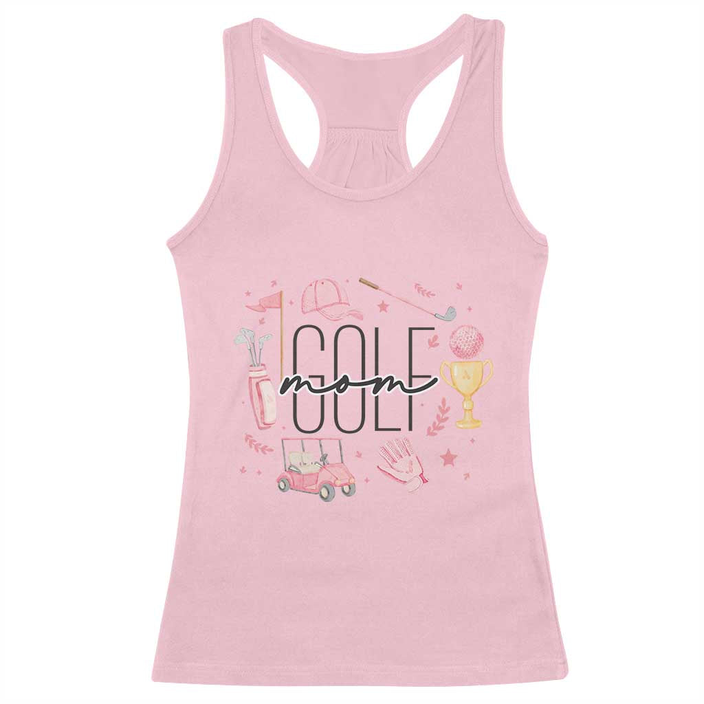 Golf Mom Life Proud Racerback Tank Top Sports Lover Gift - Wonder Print Shop