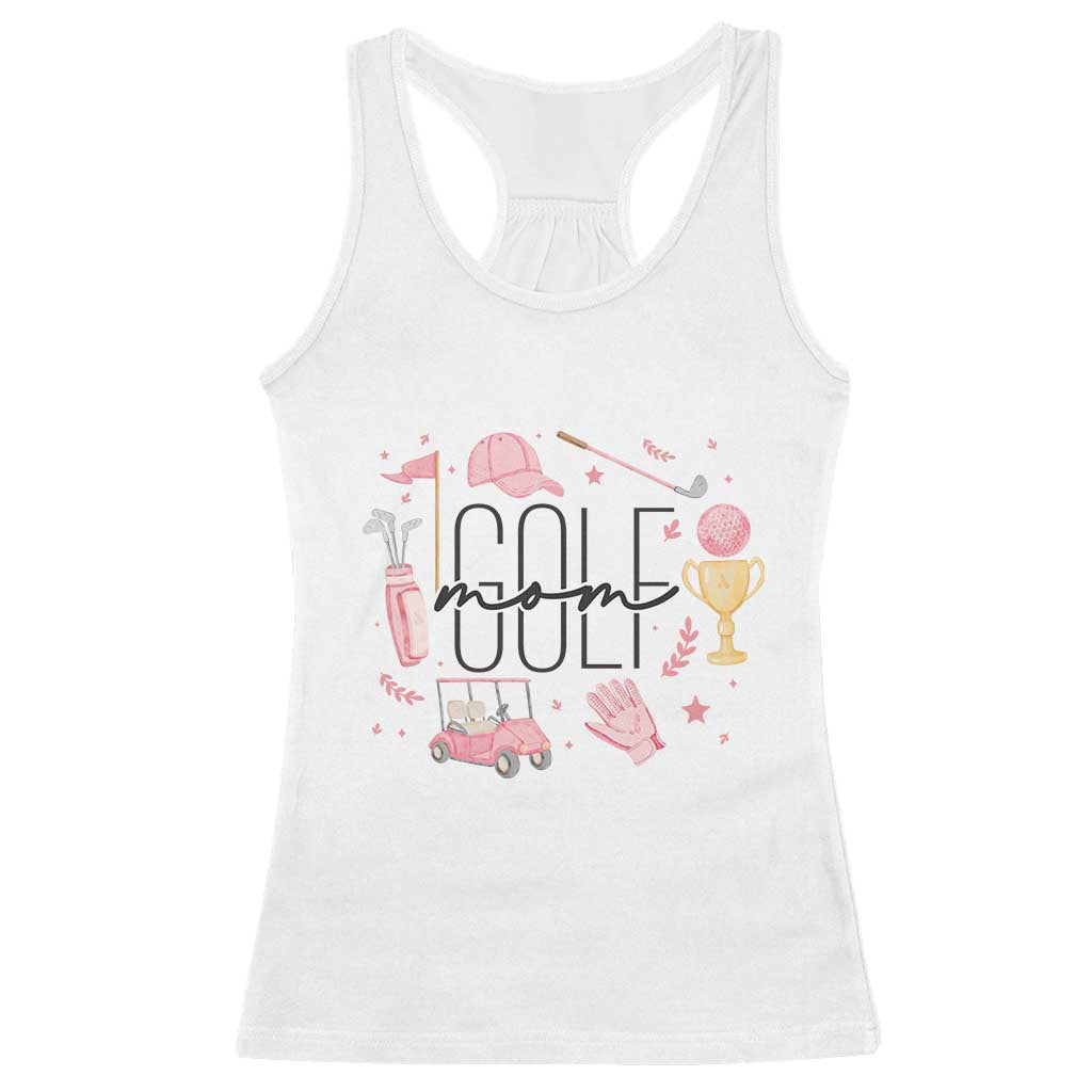 Golf Mom Life Proud Racerback Tank Top Sports Lover Gift - Wonder Print Shop