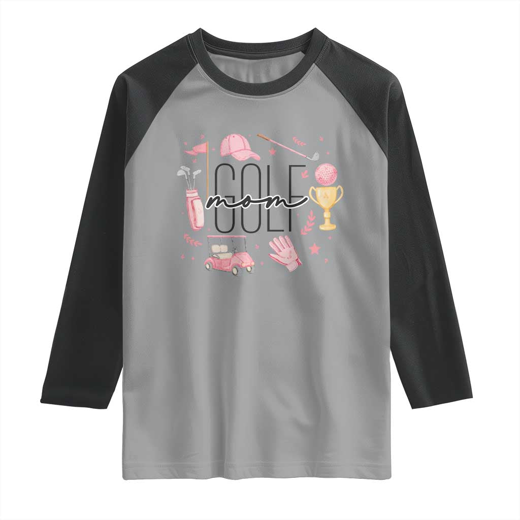 Golf Mom Life Proud Raglan Shirt Sports Lover Gift - Wonder Print Shop