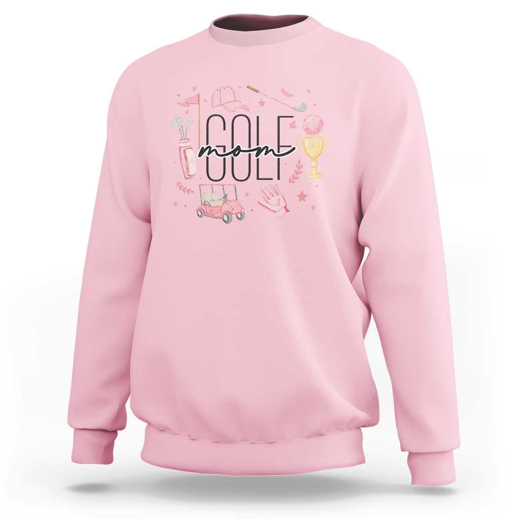 Golf Mom Life Proud Sweatshirt Sports Lover Gift - Wonder Print Shop
