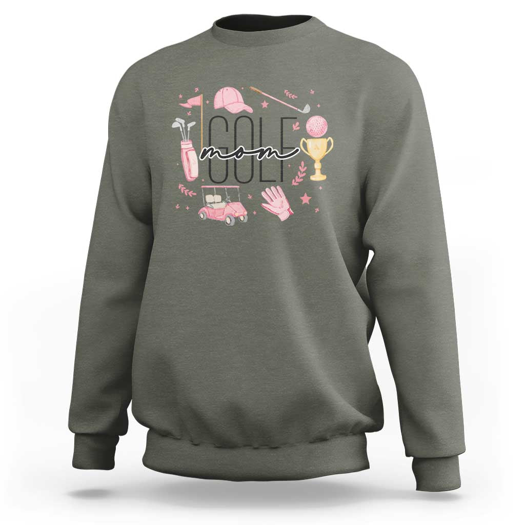 Golf Mom Life Proud Sweatshirt Sports Lover Gift - Wonder Print Shop