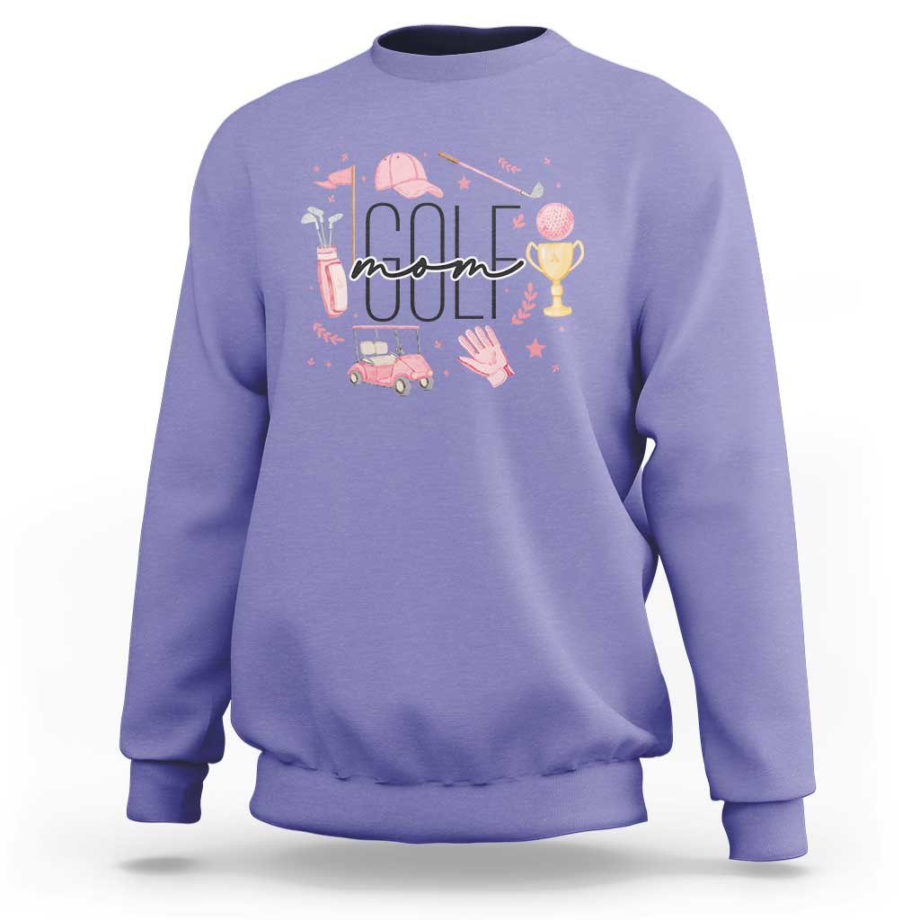 Golf Mom Life Proud Sweatshirt Sports Lover Gift - Wonder Print Shop